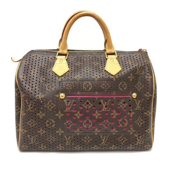 LOUIS VUITTON M95180 Monogram Perfo Speedy30 Hand Bag - Picture 1 of 15